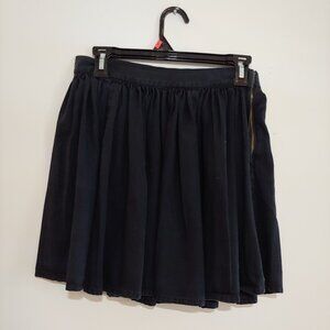 H&M Black Mini Skater Skirt Size 8
